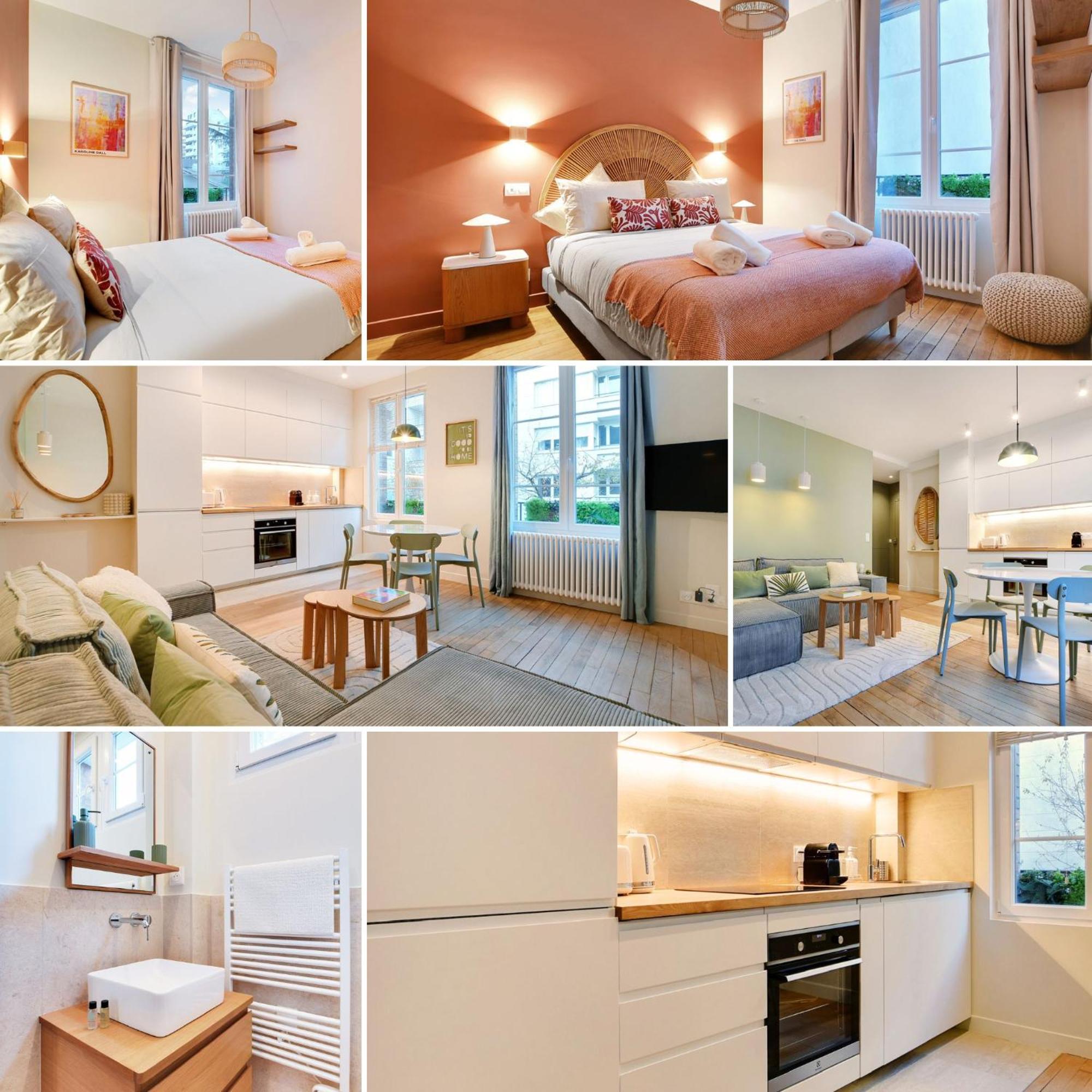 Elegant Apartment By Les Maisons De Charloc Homes Boulogne-Billancourt Luaran gambar